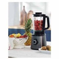 Mixeur de table professionnel à vitesse variable pour smoothies, avec carafe de 1,5 L en acier inoxydable, pour aliments et fruits, mixeur électrique pour jus