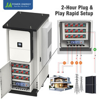 Armoire de batterie haute tension compatible avec l'onduleur hybride JApower Deye 100kW 273kWh IP65 Refroidissement par air Stockage commercial LiFePO4