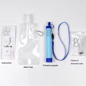 Système de filtration d'eau portable 2026 pour survie en extérieur et camping – Paille filtrante personnelle pour équipement de sécurité et de survie - Product Image 2
