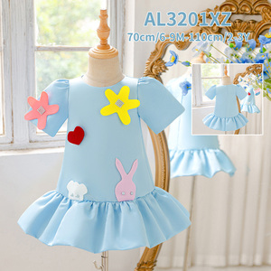 FSMKTZ Top Sale girls party dresses gonna tutu in pizzo Fancy girl dress costume nuovo vestito per bambini gonna principessa - Product Image 3