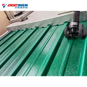 Plastica UPVC in PVC lamiera ondulata macchina per fare tegole in PVC pannello per tetto che forma linea di produzione macchina pressa per estrusione