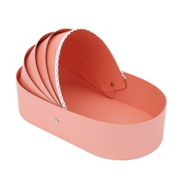 Boîte à fleurs élégante INUNION pour la naissance d'un bébé, boîte cadeau en papier