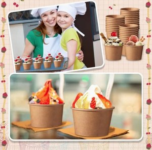 Quality Guaranteed Craft Paper <b>Cups</b> for <b>Ice</b> <b>Cream</b> Quality Guaranteed Food Packaging for Export - Product Image 3