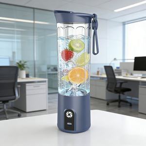 Licuadora Portátil de Alta Resistencia con Batería de 2000 mAh, Modo Turbo para Triturar Hielo, 550 ml, Alimentada por USB, para Hacer Smoothies, Inalámbrica de Alta Capacidad - Product Image 4