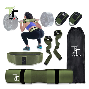Set di <span class=keywords><strong>Accessori</strong></span> <span class=keywords><strong>per</strong></span> Fitness TTSports: Cuscinetto <span class=keywords><strong>per</strong></span> Bilanciere, Guanti da Allenamento, Cinturino <span class=keywords><strong>per</strong></span> Caviglia, Cinghia di Sollevamento, Banda Elastica - Product Image 4