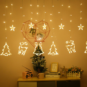 Đèn LED trang trí sân vườn ngày lễ Giáng sinh, trang trí hiên nhà, nhà hàng, chống nước, 220V, treo trang trí nhà cửa, đèn dây Giáng sinh - Product Image 1