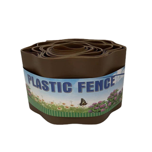 Wholesale PVC <b>Garden</b> <b>Fence</b> <b>Border</b> Tape Lawn Edging- Corrugated Curved Horticultural Easily Assembled - Product Image 1
