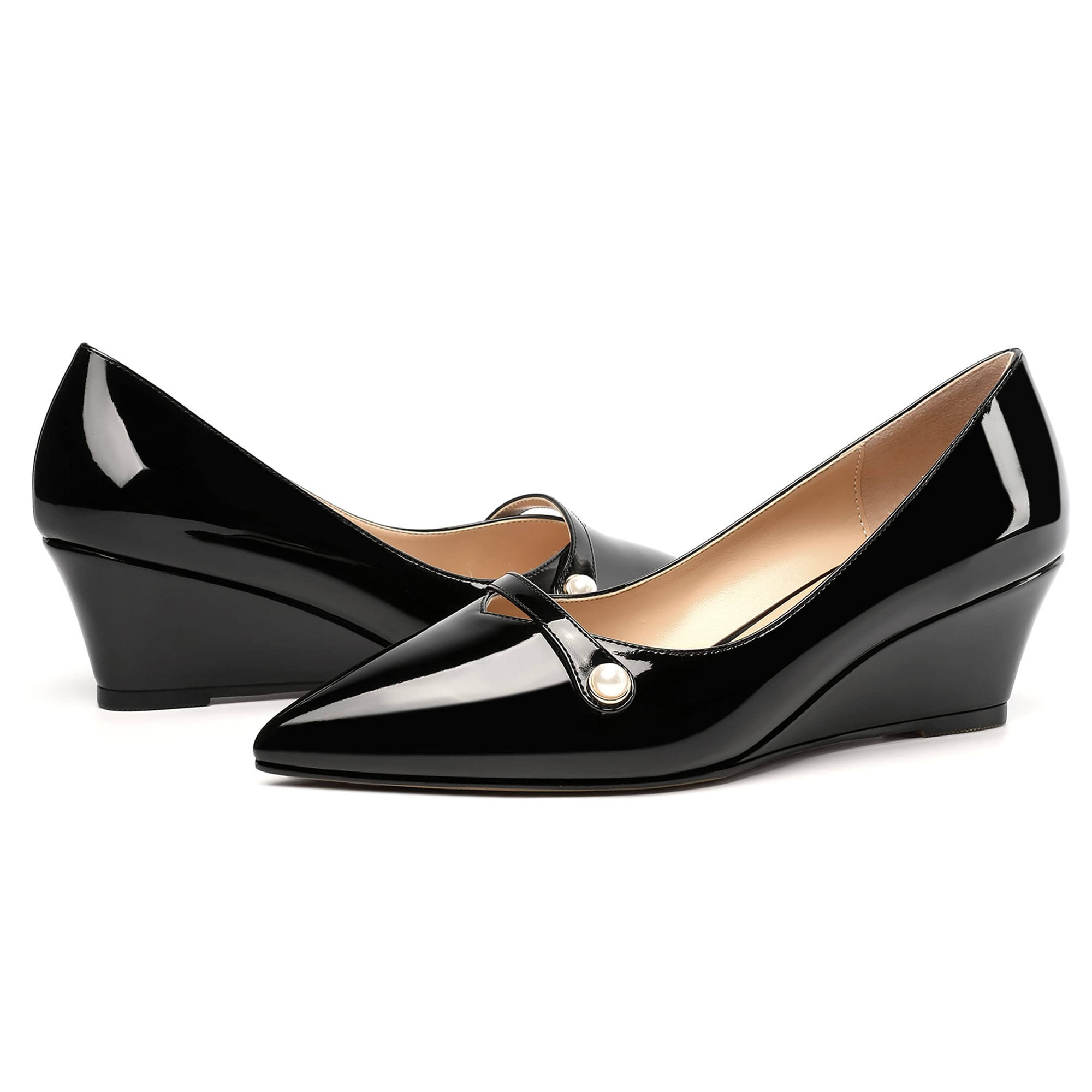 Stylish Comfort: Versatile wedge shoe closed toe for Women