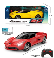 Alta velocidad músculo amarillo inalámbrico Control remoto recargable 1/16 Radio Control vehículo eléctrico RC coche Juguetes
