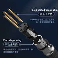 Cable de Extensión HiFi de Par Trenzado, Conductores de Cobre Libre de Oxígeno, Blindaje de Lámina de Aluminio 100%, Cubierta Flexible de PVC, Mono RCA XLR