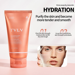 LOGO TVLV Custom MOQ 1000 Masker Wajah Korea Kolagen Hidrolisis Melembapkan Membersihkan Secara Mendalam, Dapat Dibungkus & Dilepas, Untuk Perawatan Semalam - Product Image 2