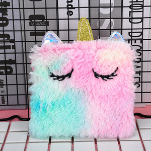 Portamonete in peluche a forma di unicorno, piccoli articoli da venditore ambulante per influencer, borsa portaoggetti per accessori da ragazza - Product Image 2