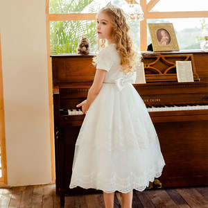 Детское праздничное платье с коротким рукавом - Product Image 2