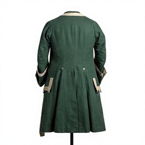 Abrigo de lana estilo francés vintage para hombre, uniforme histórico, manga larga, cierre de un solo botón, ropa de invierno para exteriores. - Product Image 2