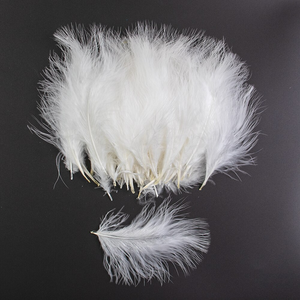 Sciolto turchia Marabou tinto piume turchia piuma fai da te materiale fatto a mano accessori gioielli ciondolo auto confezione regalo palla onda filli - Product Image 3