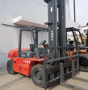 Vente chaude d'occasion Heli CPCD70 Mini moteur et moteur de chariot élévateur diesel de 7 tonnes à faibles heures de travail de haute qualité à vendre Shanghai - Product Image 3