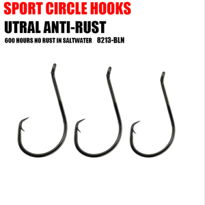 Topind bán buôn thép carbon cao 8213 nước mặn bạch tuộc câu cá móc bù đắp Thể Thao Vòng tròn móc với barb - Product Image 2