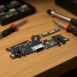 Scheda Madre Oppo A52 2020 con Connettore di Ricarica USB-C e Jack Audio per Microfono - Product Image 3