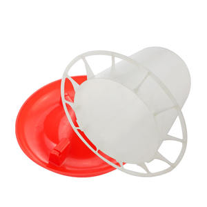 <span class=keywords><strong>Mangeoire</strong></span> en plastique rouge 1.5kg pour bébé poulet <span class=keywords><strong>poule</strong></span> volaille - Product Image 1