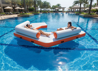 Plateforme flottante gonflable de luxe Nova Brand, plateforme aquatique en PVC haut de gamme, divertissement en plein air, yacht, pour enfants