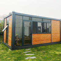 Villa préfabriquée en acier à 3 chambres à assembler rapidement et à faible coût, pour bureau, cuisine, camping, maison, resort extérieur, école