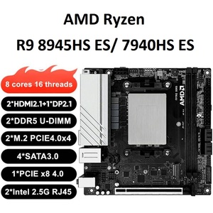 Cheap AMD Gaming Motherboard Ry-zen 9 8945HS 7940HS R7 7840HS ES DDR5 NVMe 4xSATA PCIEx8 2.5G LAN Firewall <strong>PC</strong> NAS ITX <strong>Mainboard</strong> - Product Image 2