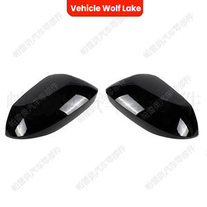 ฝาครอบกระจกมองหลังรถยนต์วูล์ฟเลคสำหรับโตโยต้า โคโรลล่า 2020-2021 สีดำ ABS ซ้ายขวาอะไหล่ทดแทน - Product Image 3