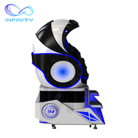 Chaise VR 9D, simulateur de réalité virtuelle, machine de jeu de cinéma VR, équipement de franchise pour parc VR, équipement d'amusement