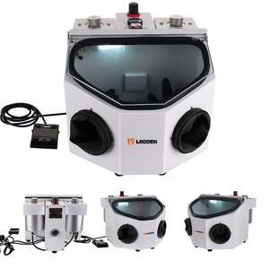 Attrezzatura Odontoiatrica Sabbiatrice <span class=keywords><strong>Mini</strong></span> Portatile all'Allumina con Doppia Pistola per Sabbiatura Dentale - Product Image 1