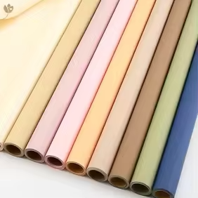 Papel de Regalo Floral Mate Impermeable de Color Sólido, Serie Bruma Matutina Estilo Coreano, Rollo al por Mayor para Empaque de Ramos de Regalo - Product Image 2