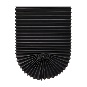 ستائر ورقية مطوية قابلة للقطع 36 عبوة ظلال ورقية ذاتية اللصق بدون حفر ستائر تعتيم مؤقتة - Product Image 1