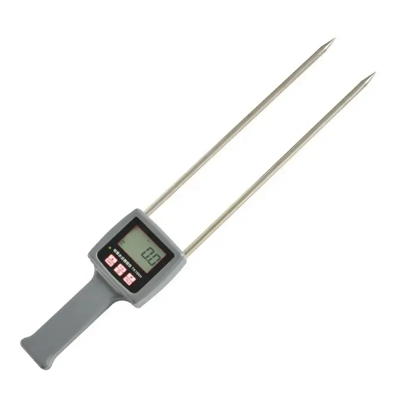 Long Probe Moist ure Analyzer Digital Hays Feuchtigkeit messer Quick Respond Straw Huminidy Meter für Hay Ball, Bran, Fasern