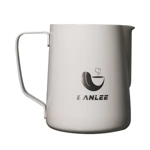 Jarra de café com leite 350ml 600ml de aço inoxidável bico pontiagudo com escala