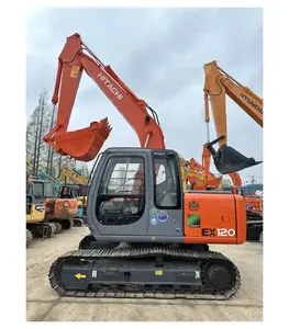 HANG KUI HATACHI Hitachi Ex 120 tonnes, 95% neuf, d'origine japonaise avec EPA, CE, excavatrice Hitachi Ex120 d'occasion pour travaux agricoles et de terrassement - Product Image 3
