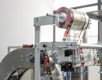 Half-Automatische Ketting Emmer Vullen Afdichting Verpakkingsmachine Voor Korrelnoten Snack Chips Bruine Suiker Rijst Papieren Zakken Voedsel