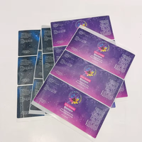 Autocollant en PE auto-adhésif, écologique, impression UV, impression de logo personnalisée, feuille de vinyle imperméable, étiquette pour emballage de shampoing et d'après-shampoing