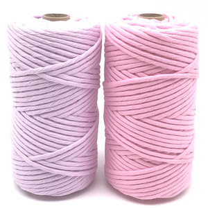 Cordón <span class=keywords><strong>de</strong></span> Macramé <span class=keywords><strong>de</strong></span> <span class=keywords><strong>3mm</strong></span> 4mm 5mm 6mm 8mm 12mm, Cuerda <span class=keywords><strong>de</strong></span> Algodón <span class=keywords><strong>de</strong></span> una Sola Hebra - Product Image 1