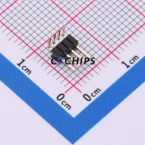 5AIW3-7440-104-W0 Pin Header Bent Lead Through Hole,P=1.27mm Connector 1x4P 1.27mm Pin Header Right Angle Insert - Product Image 1