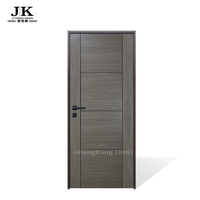 Portes intérieures décoratives en bois JHK-MD-FC07-3 en promotion pour hôtels et maisons, haute qualité, certifiées CE, porte en bois mélaminé