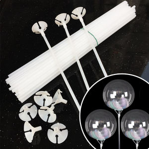 Bâton Support <span class=keywords><strong>Bobo</strong></span> Transparent Épaissi 40 cm pour Ballons – Vente en Gros - Product Image 4