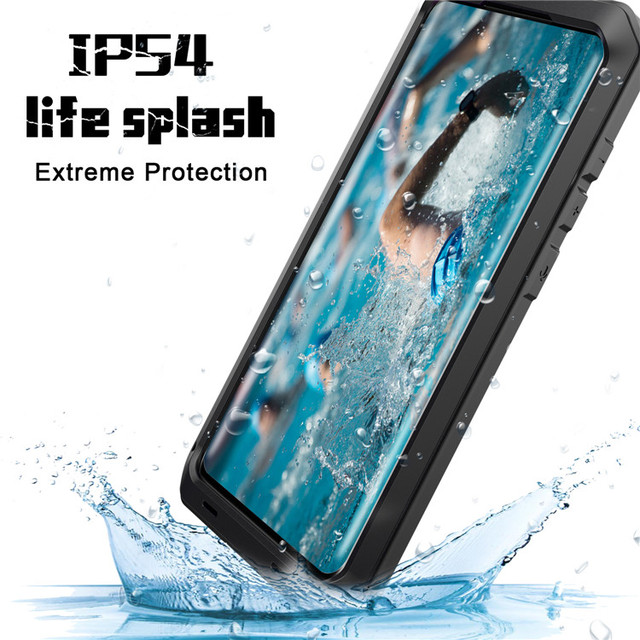 PinJun 360 Full Body Heavy Duty Unbreakable Aluminum Metal Outdoor IP68 Waterproof Underwater Snowproof Dirtproof Phone Case for