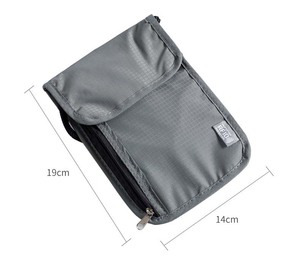 Waterproof RFID Polyester Travel Document <strong>Storage</strong> <strong>Bag</strong> Card <strong>Passport</strong> <strong>Bag</strong> Neck Wallet Money Document Card <strong>Passport</strong> Pouch - Product Image 3