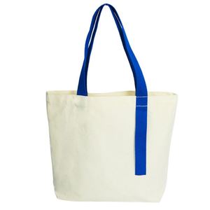 Sacs fourre-tout en toile bio en gros, couleur naturelle unie, pour loisirs créatifs, transfert thermique personnalisé et décorations imprimées - Product Image 1