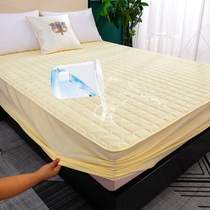 Prix de gros 360 degrés couverture complète Offre Spéciale brossé imperméable à l'eau king size couvre-lit protecteur de <span class=keywords><strong>matelas</strong></span> - Product Image 3