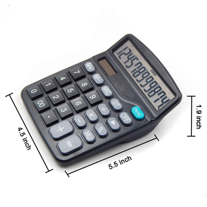 Promotion Office Accessories Business Stationery Customized Logo 12 Digits Electric Solar Calculator for <b>Kids</b> - Product Image 3