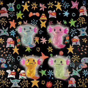 Creative Cross-Border Axolotl Plastic Squeeze Toy <b>Small</b> <b>Gift</b> for Children 5-7 Years Slow Rebound Stress Relief Artifact - Product Image 3