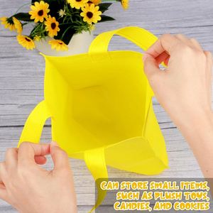 Bolsas de Regalo Personalizadas para Fiestas de Cumpleaños y Bodas, Bolsas de Tela No Tejida Coloridas, Ecológicas y Reutilizables - Product Image 5