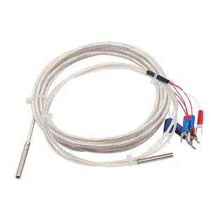 Pt100 Temperature Probe China Supplier Stainless Steel Probe Thermocouple Pt1000 Pt100 Rtd Temperatureure Sensor