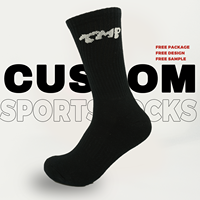 Service OEM, chaussettes de sport personnalisées de haute qualité pour hommes, chaussettes de tennis, de basket-ball, de baseball, de course à pied, chaussettes pour hommes en jacquard personnalisées