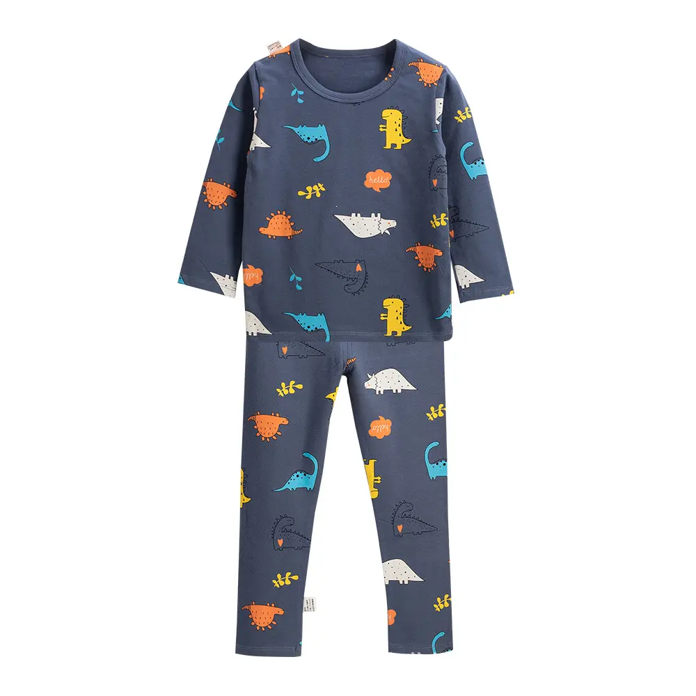 New Autumn Long Sleeve Baby Girls' Sleepwear Set Pajamas Suit Children Home Wear